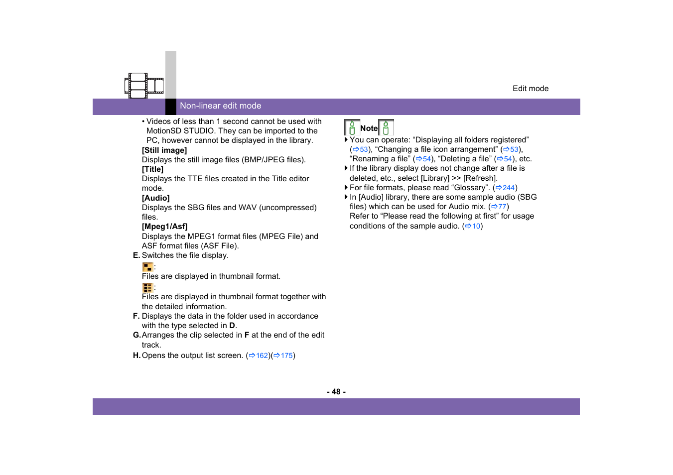 Panasonic -eng User Manual | Page 48 / 249