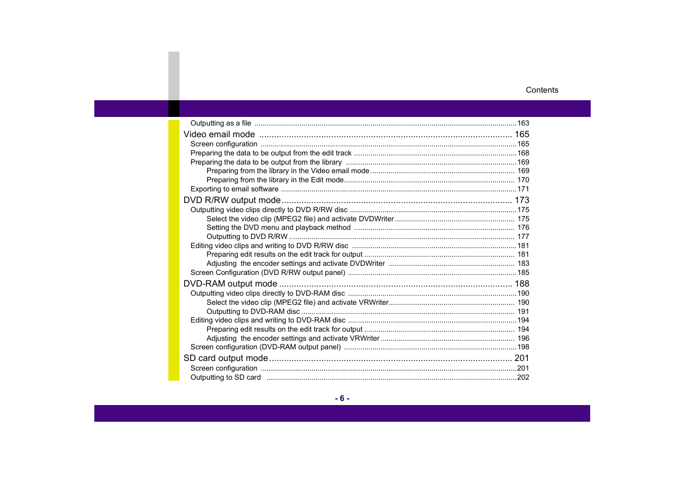 Panasonic -eng User Manual | Page 6 / 249