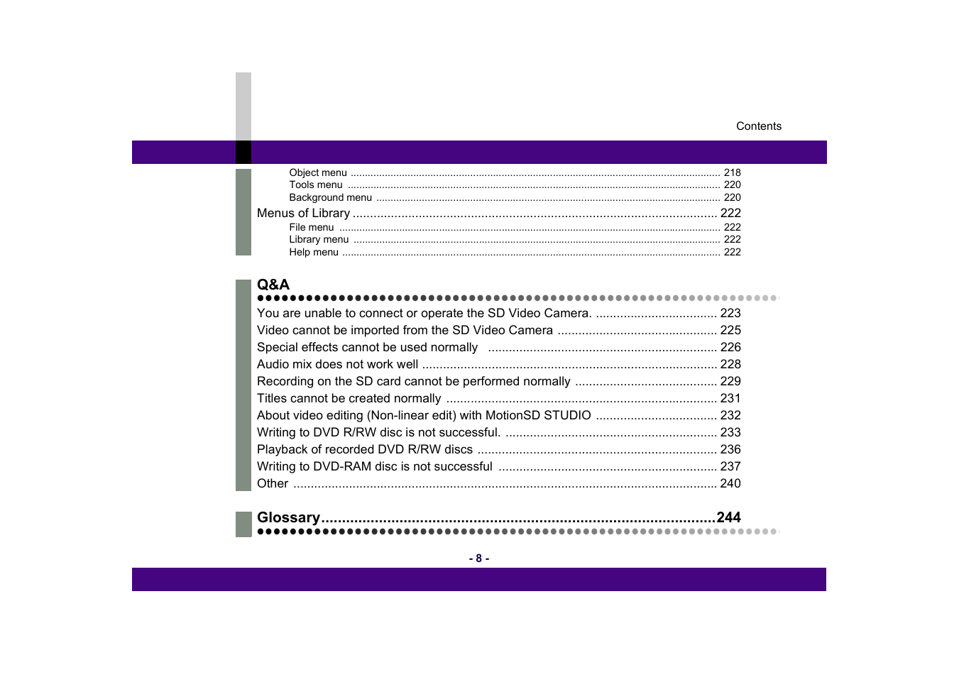 Panasonic -eng User Manual | Page 8 / 249