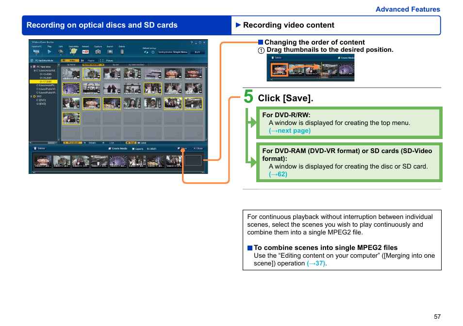 Click [save | Panasonic -eng User Manual | Page 57 / 103