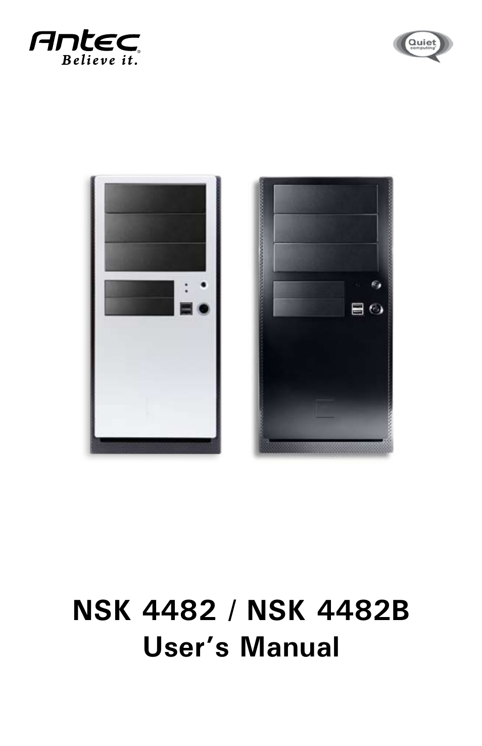 Antec NSK 4482B User Manual | 10 pages