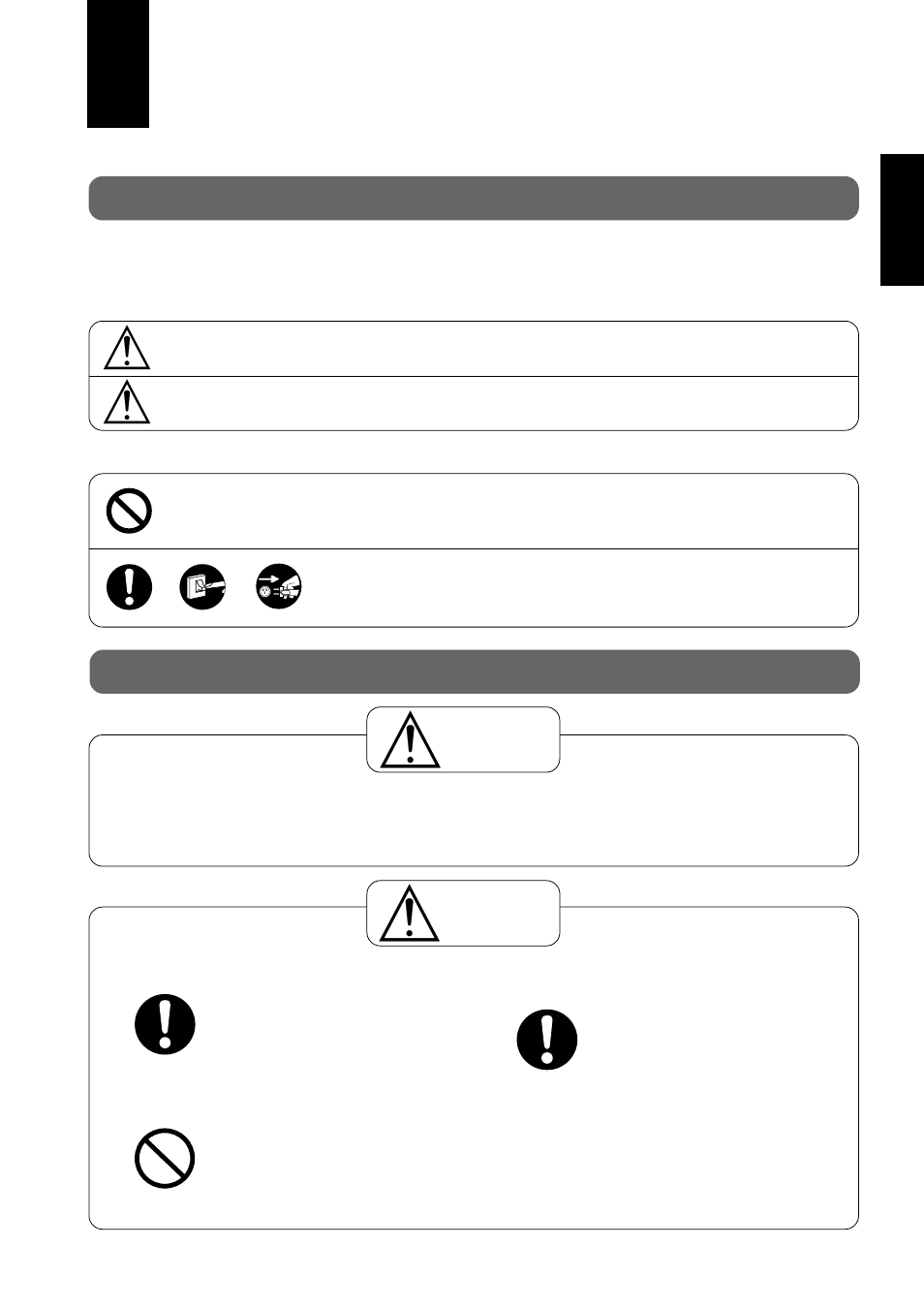 Safety precautions, Warning, Caution | Installation precautions | Panasonic CS-A28BKP5 User Manual | Page 3 / 202