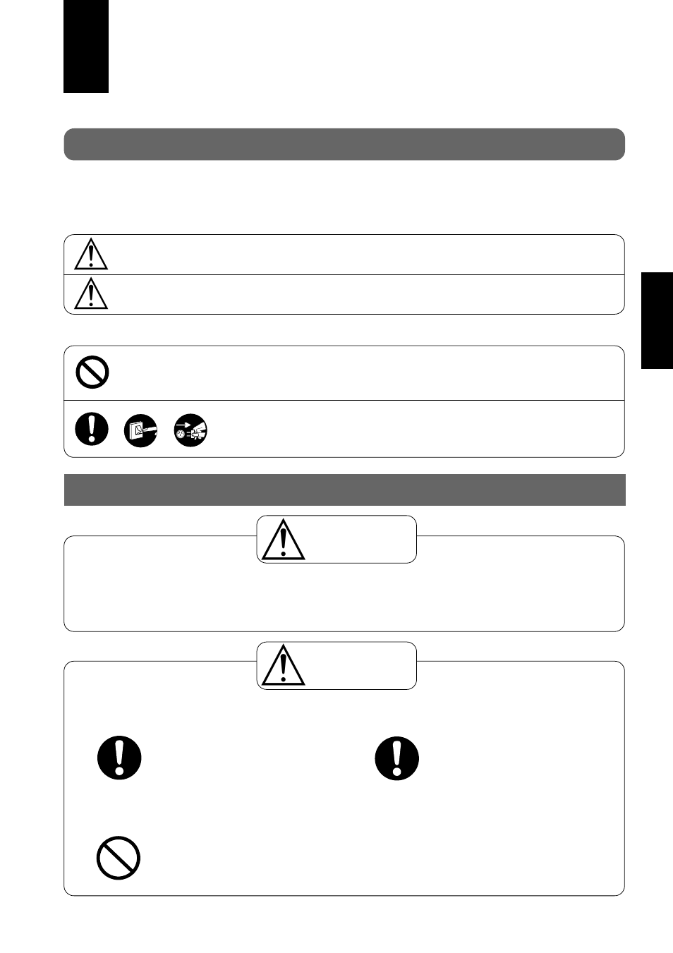 Medidas de seguridad, Precauciones al instalar, Cuidado | Advertencia | Panasonic CS-A28BKP5 User Manual | Page 47 / 202