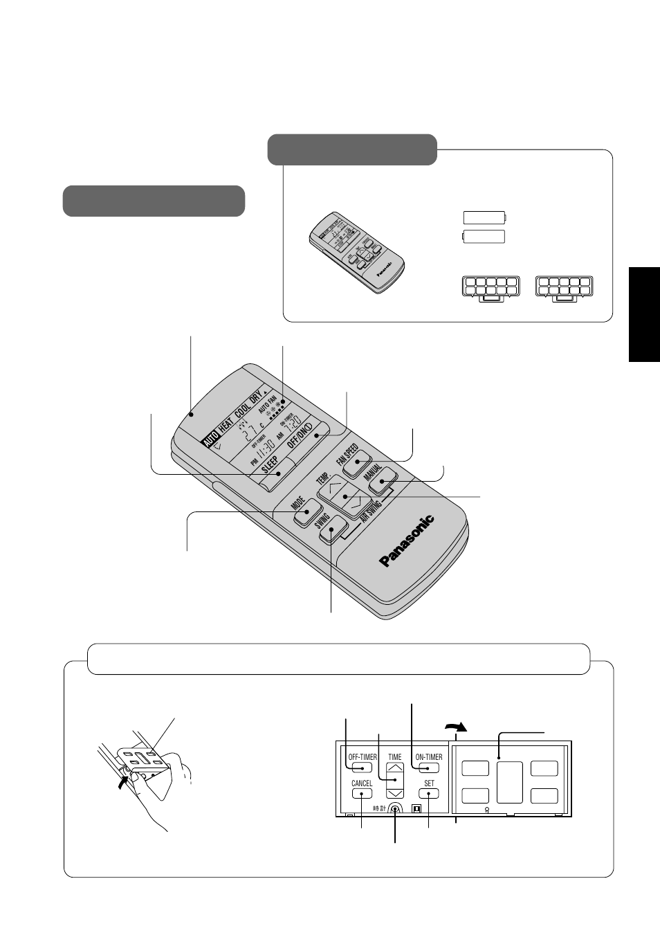 Control remoto, Accesorios, Español | Panasonic CS-A28BKP5 User Manual | Page 51 / 202