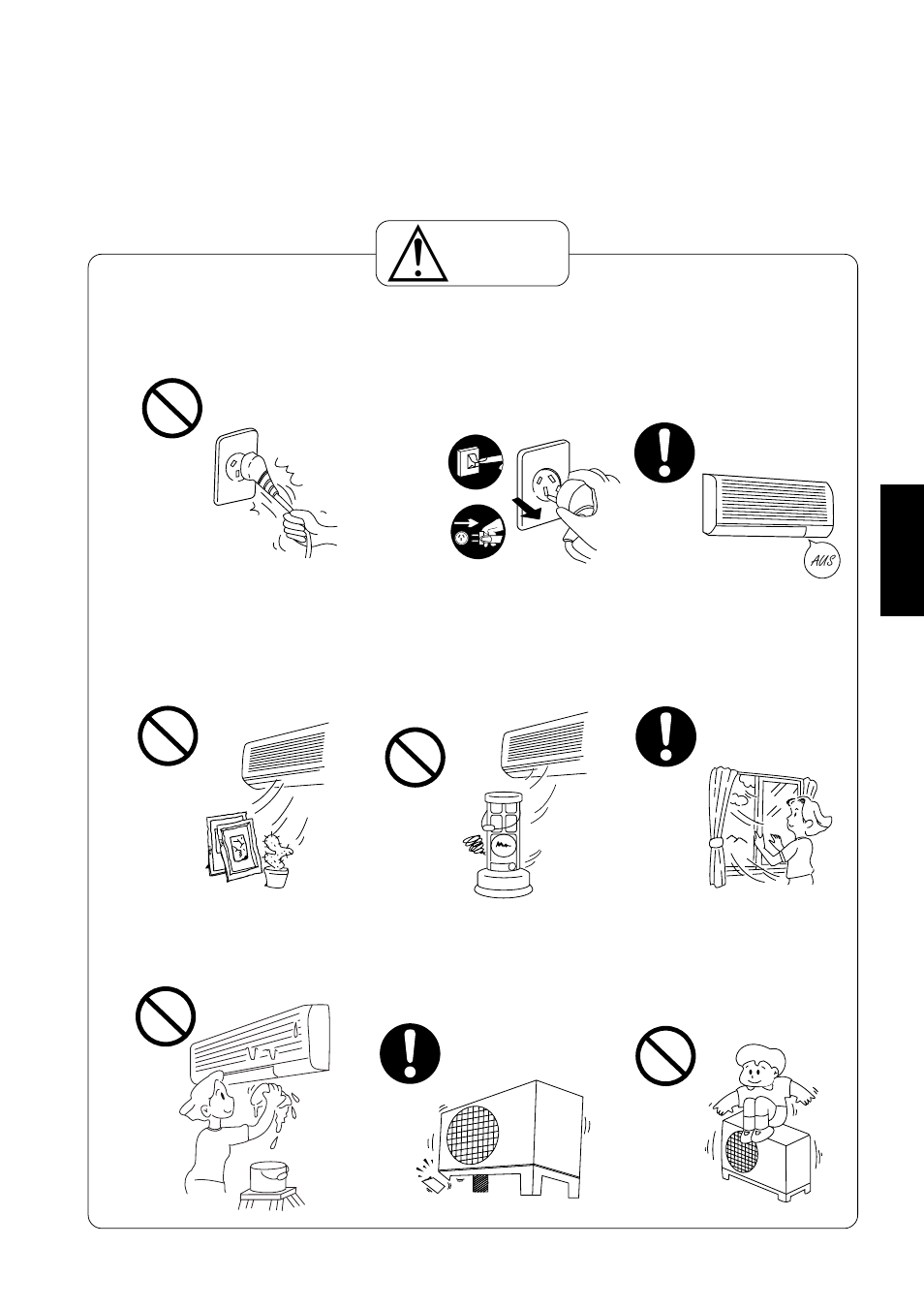 Vorsicht | Panasonic CS-A28BKP5 User Manual | Page 71 / 202