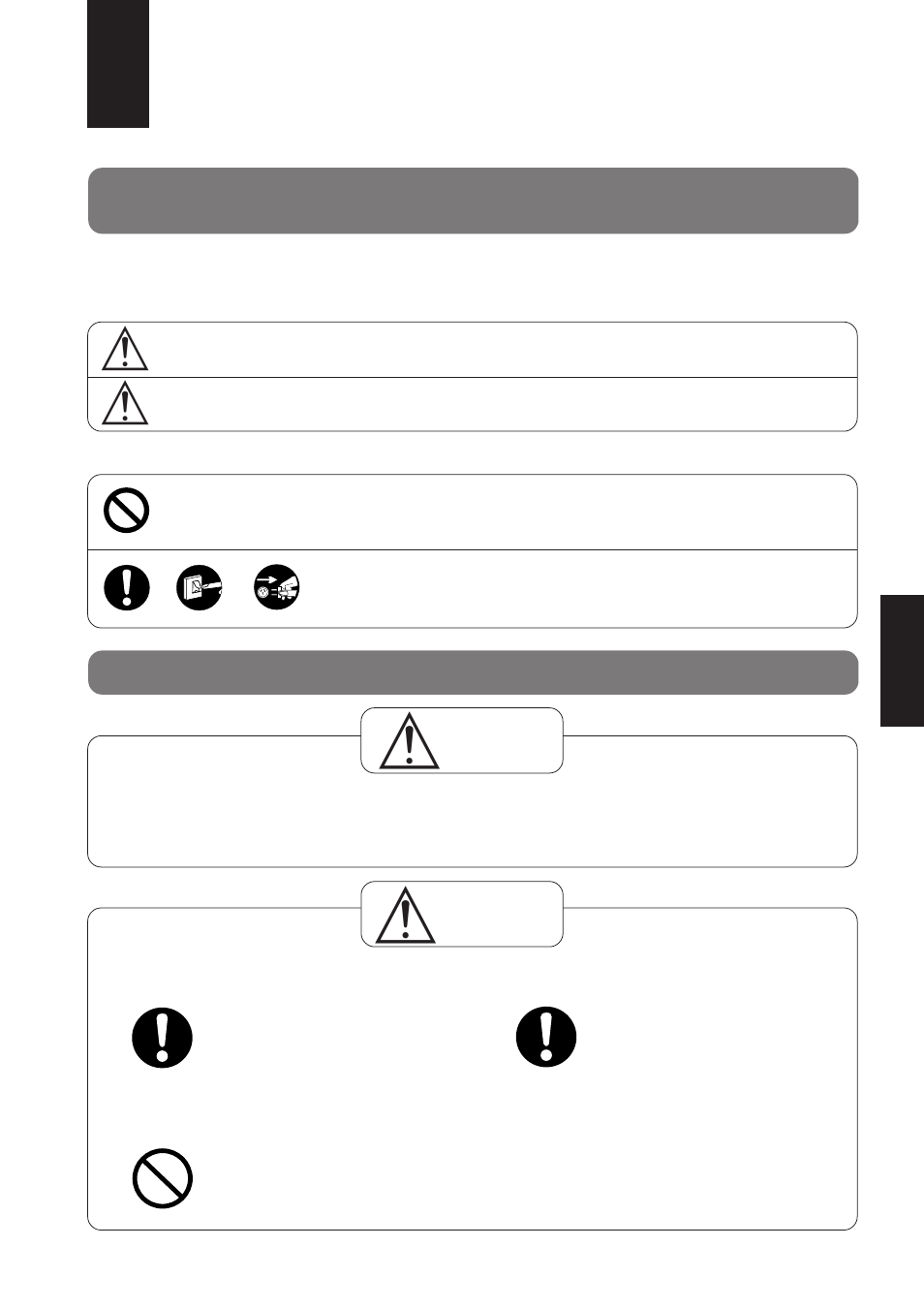 Precauzioni di sicurezza, Avvertenze, Precauzioni di installazione | Attenzione | Panasonic CS-A28BKP5 User Manual | Page 91 / 202