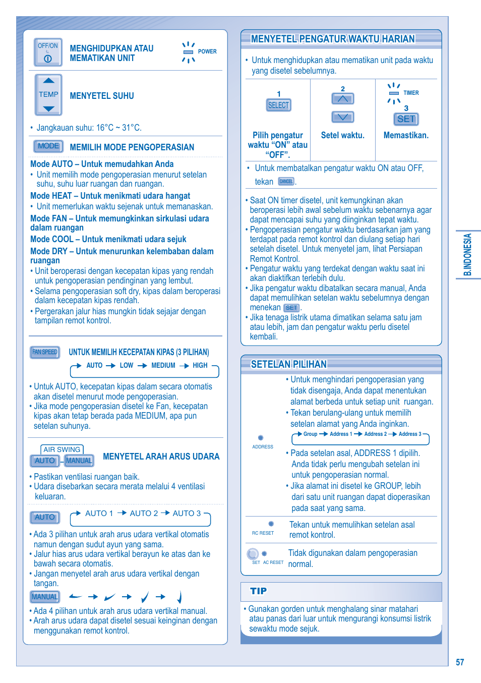 Panasonic S-28KA1E5 User Manual | Page 57 / 108