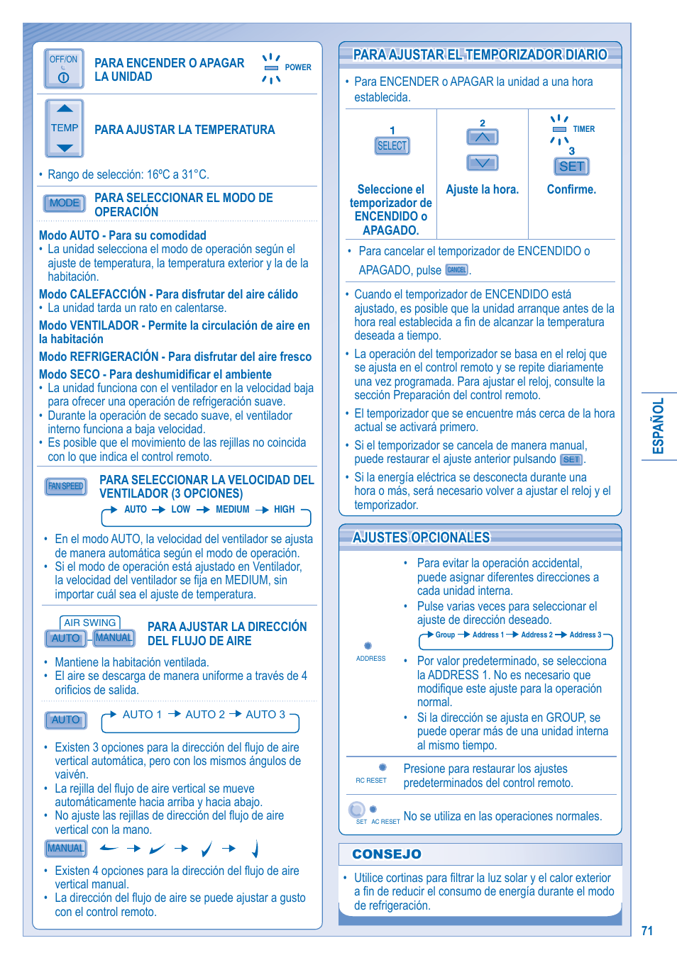 Panasonic S-28KA1E5 User Manual | Page 71 / 108