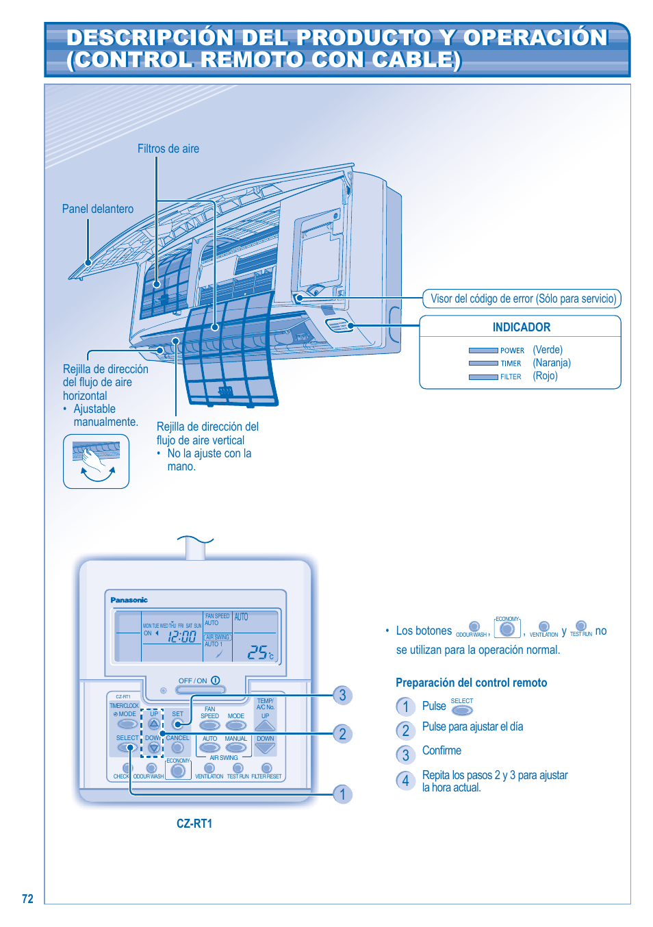 Panasonic S-28KA1E5 User Manual | Page 72 / 108