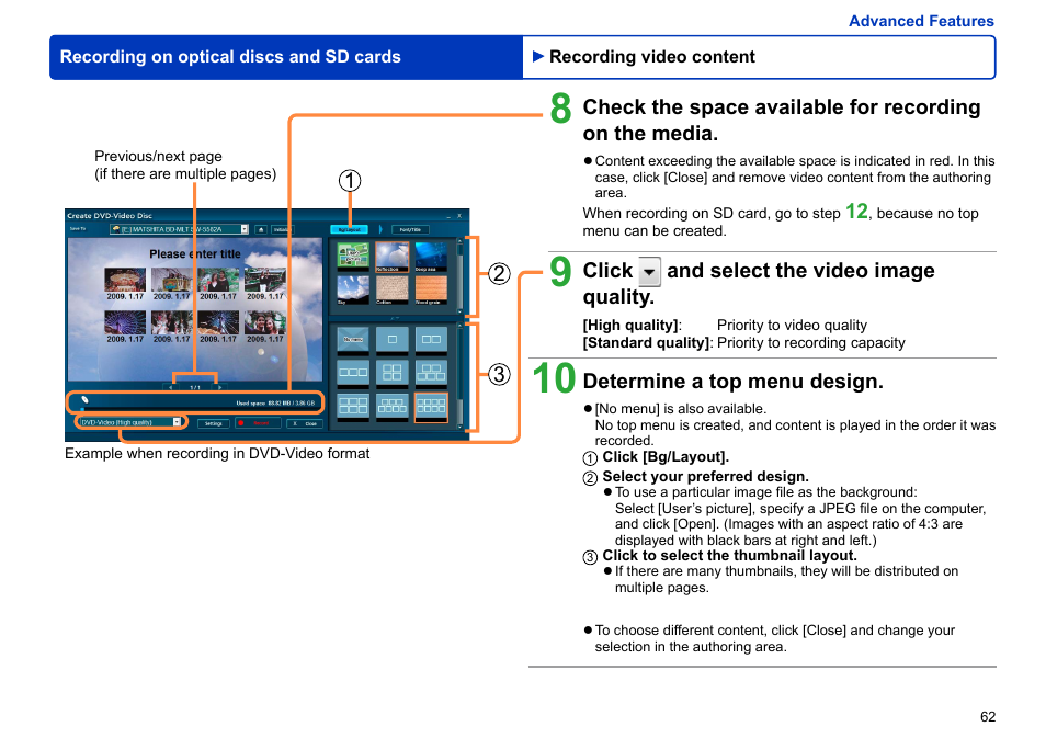 Panasonic -eng User Manual | Page 62 / 106