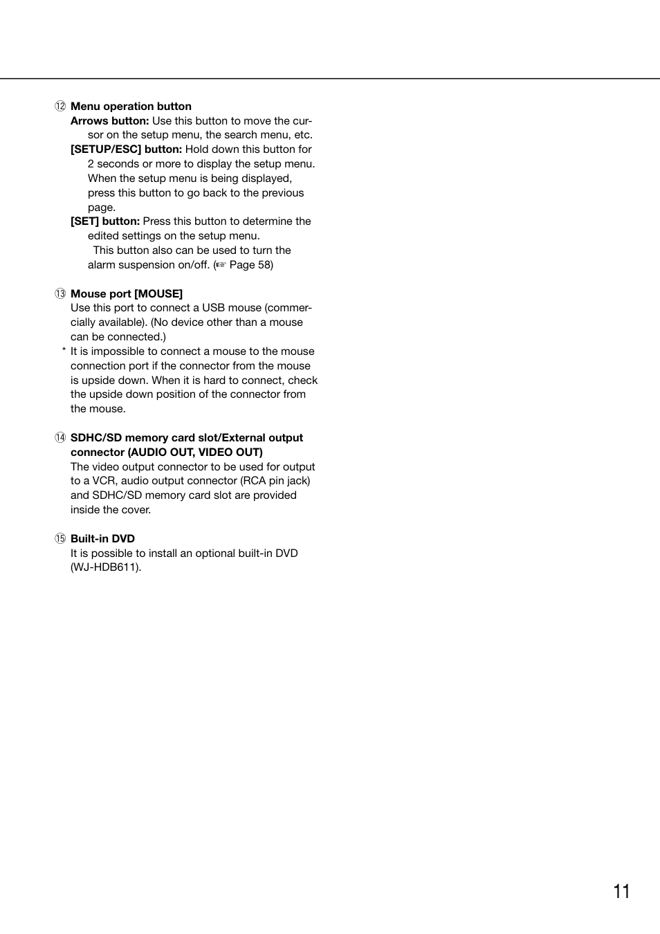 Panasonic 616 User Manual | Page 11 / 133