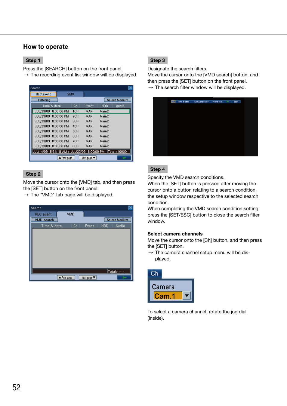 Panasonic 616 User Manual | Page 52 / 133