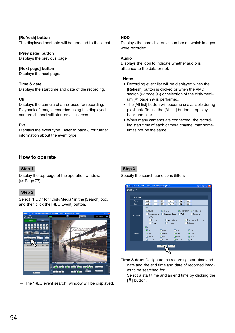 How to operate | Panasonic 616 User Manual | Page 94 / 133