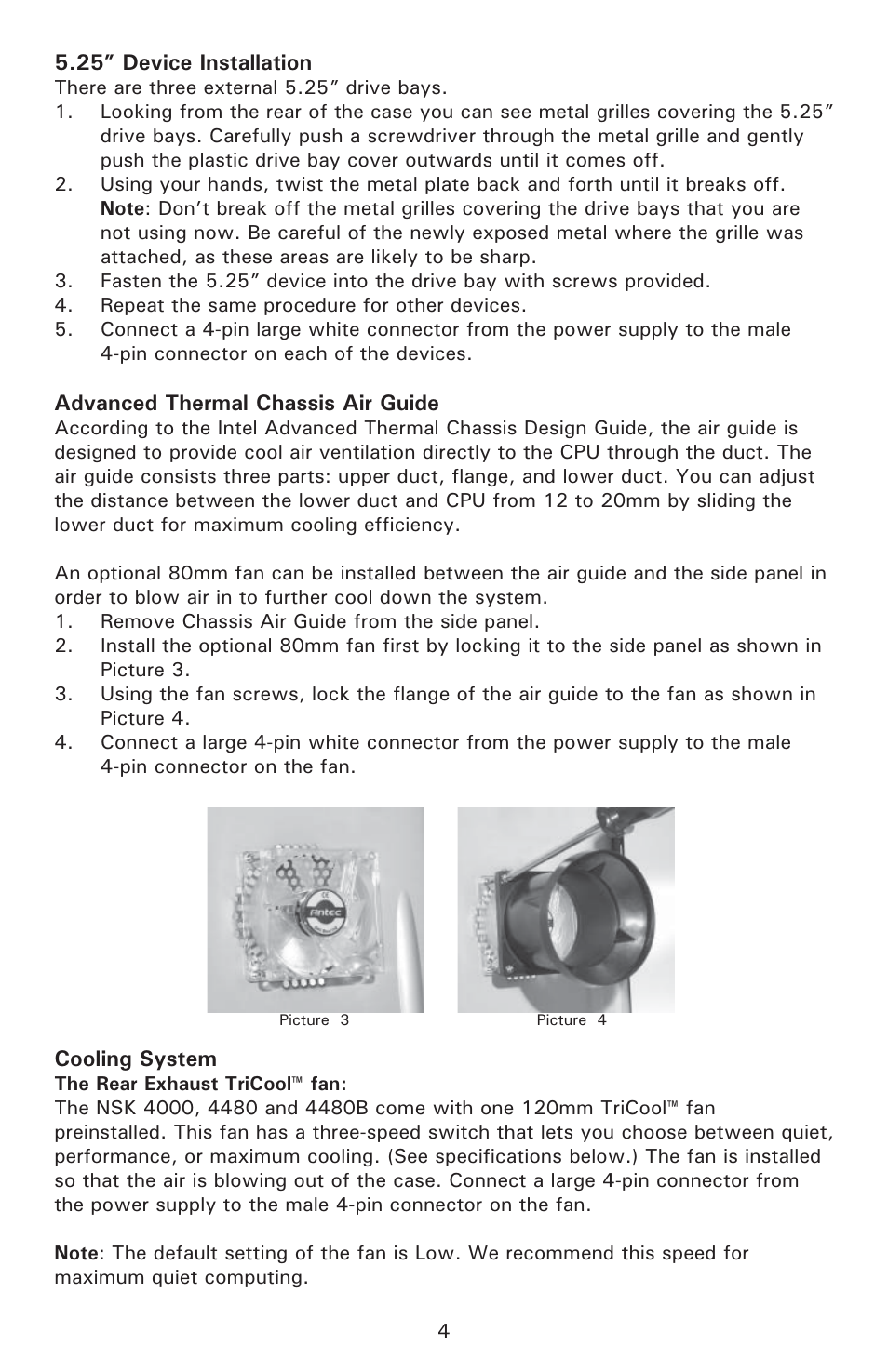Antec NSK 4480B User Manual | Page 5 / 8