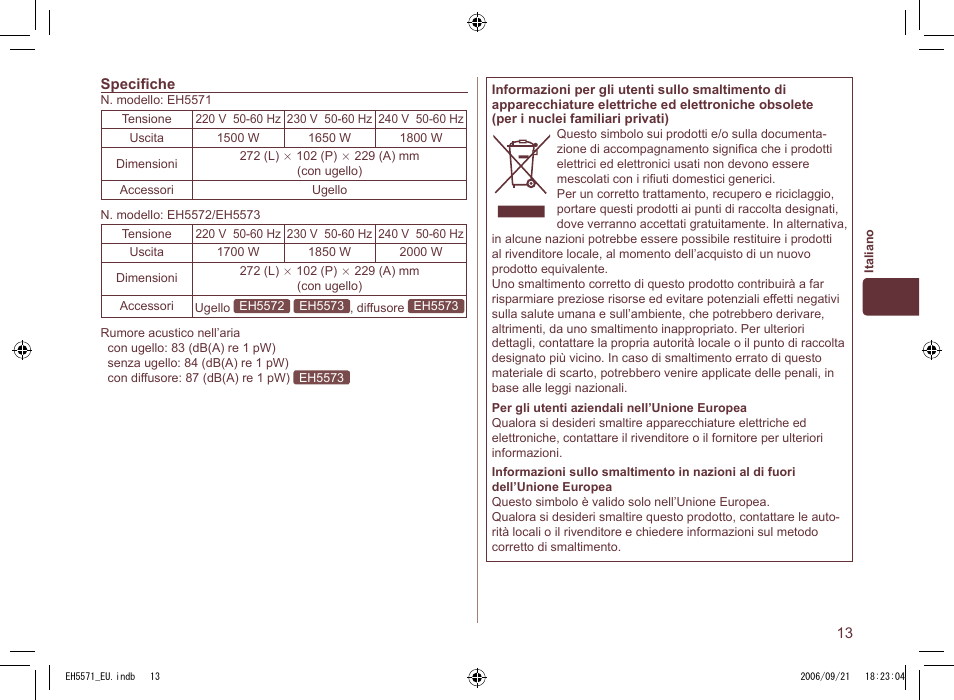 Panasonic -EU User Manual | Page 13 / 60