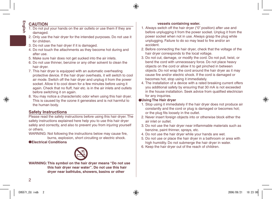 Panasonic -EU User Manual | Page 2 / 60