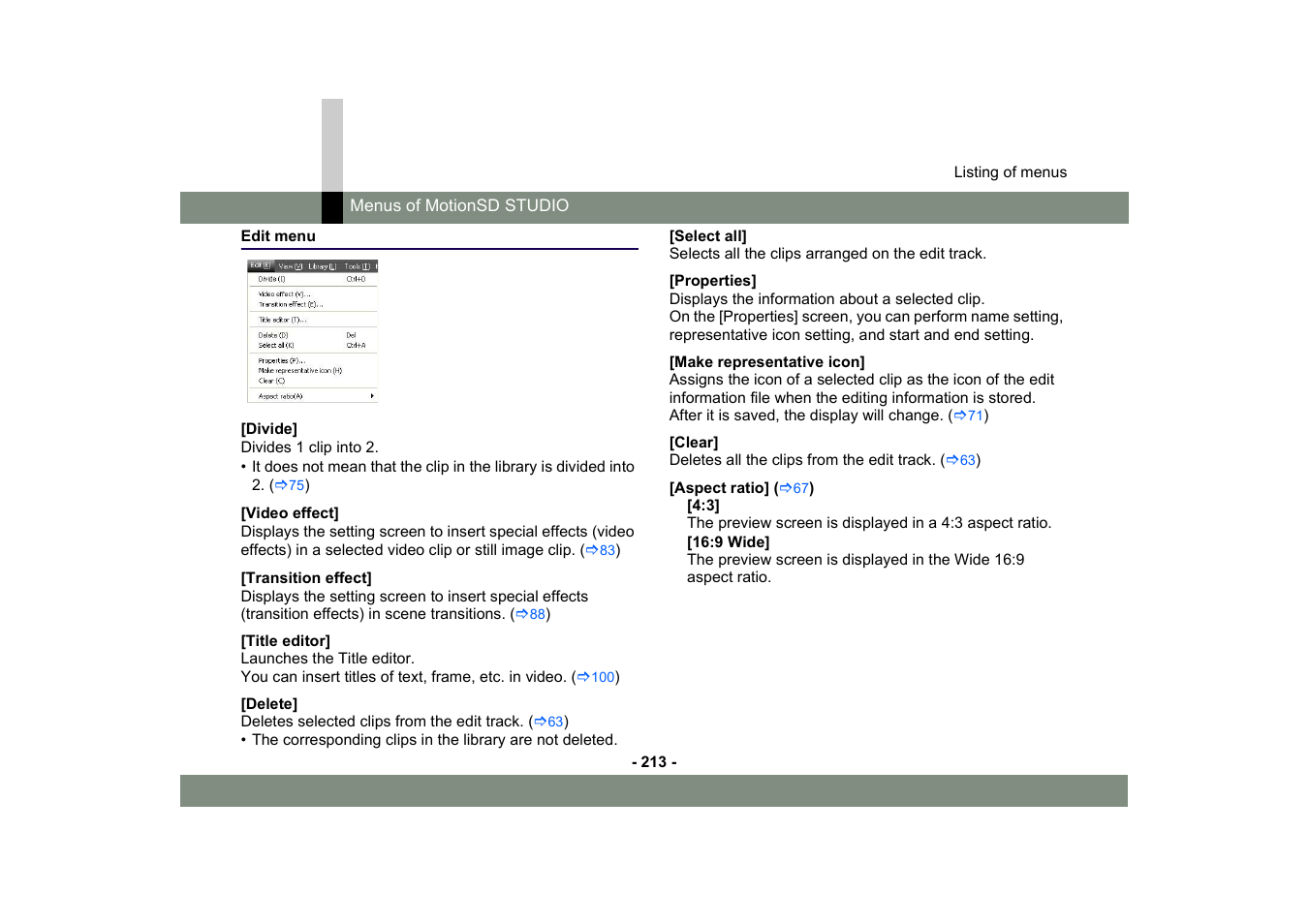 Edit menu | Panasonic -eng User Manual | Page 213 / 250