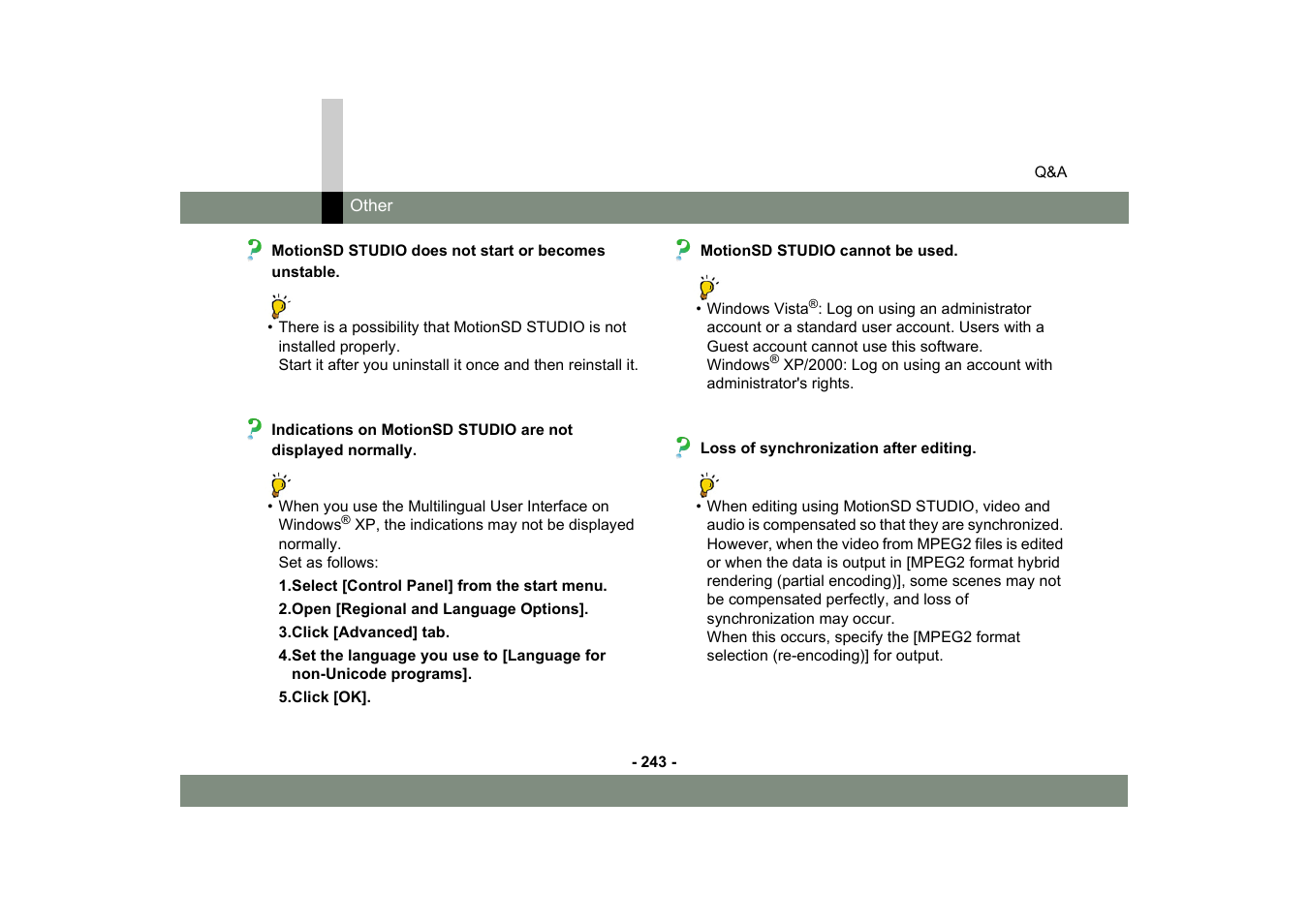 Panasonic -eng User Manual | Page 243 / 250