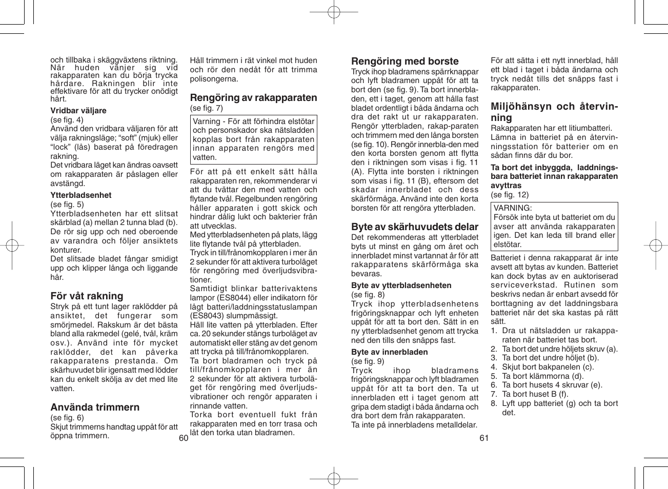 Panasonic ES8044 User Manual | Page 31 / 57