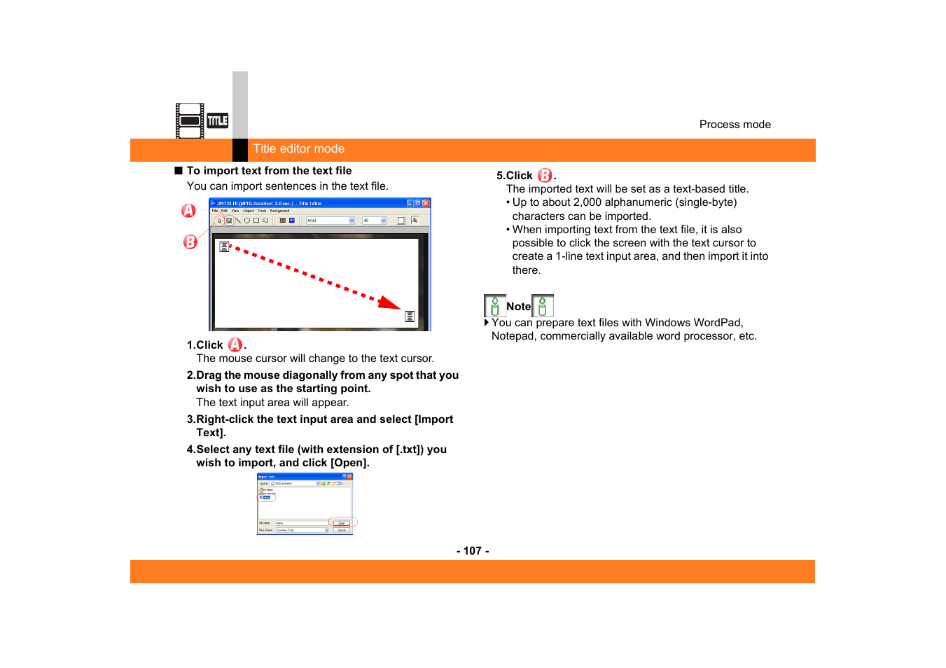 Panasonic MotionSD STUDIO 1.0E User Manual | Page 107 / 231