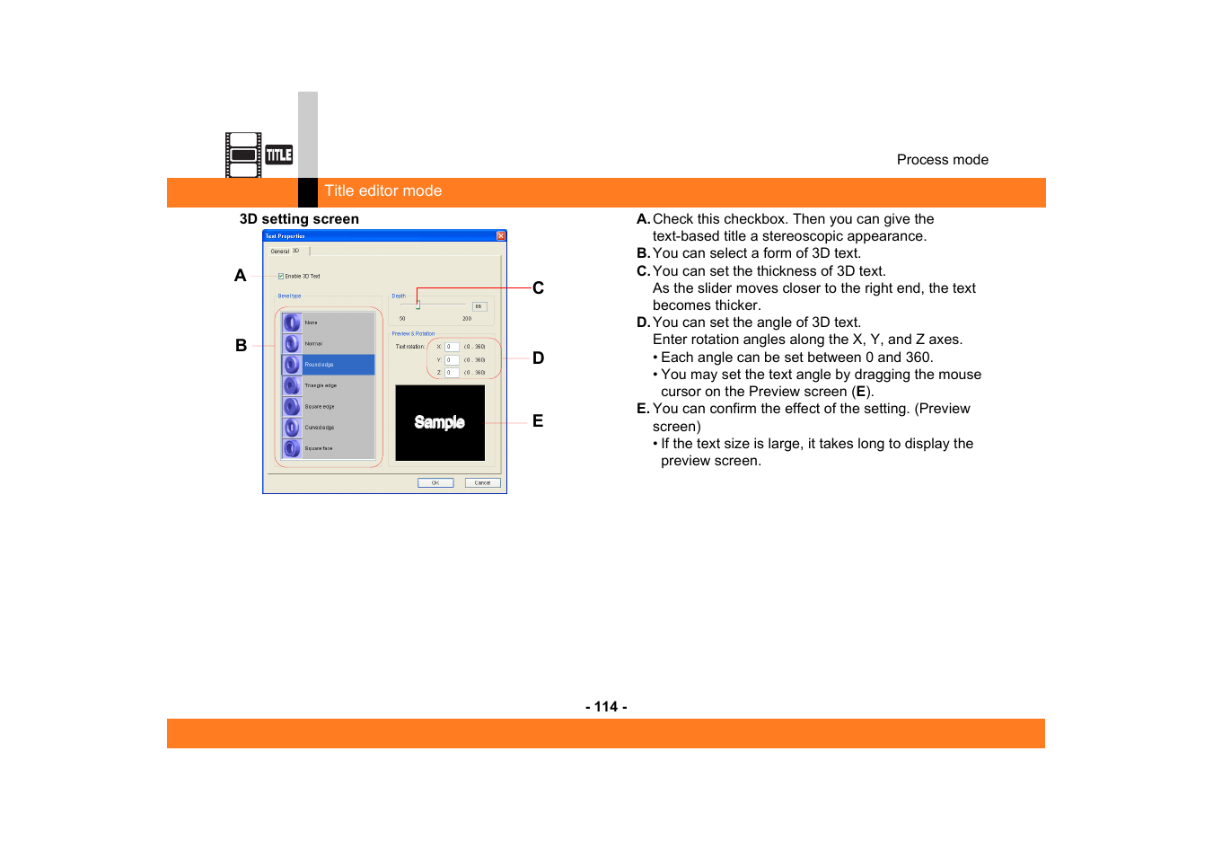 Panasonic MotionSD STUDIO 1.0E User Manual | Page 114 / 231