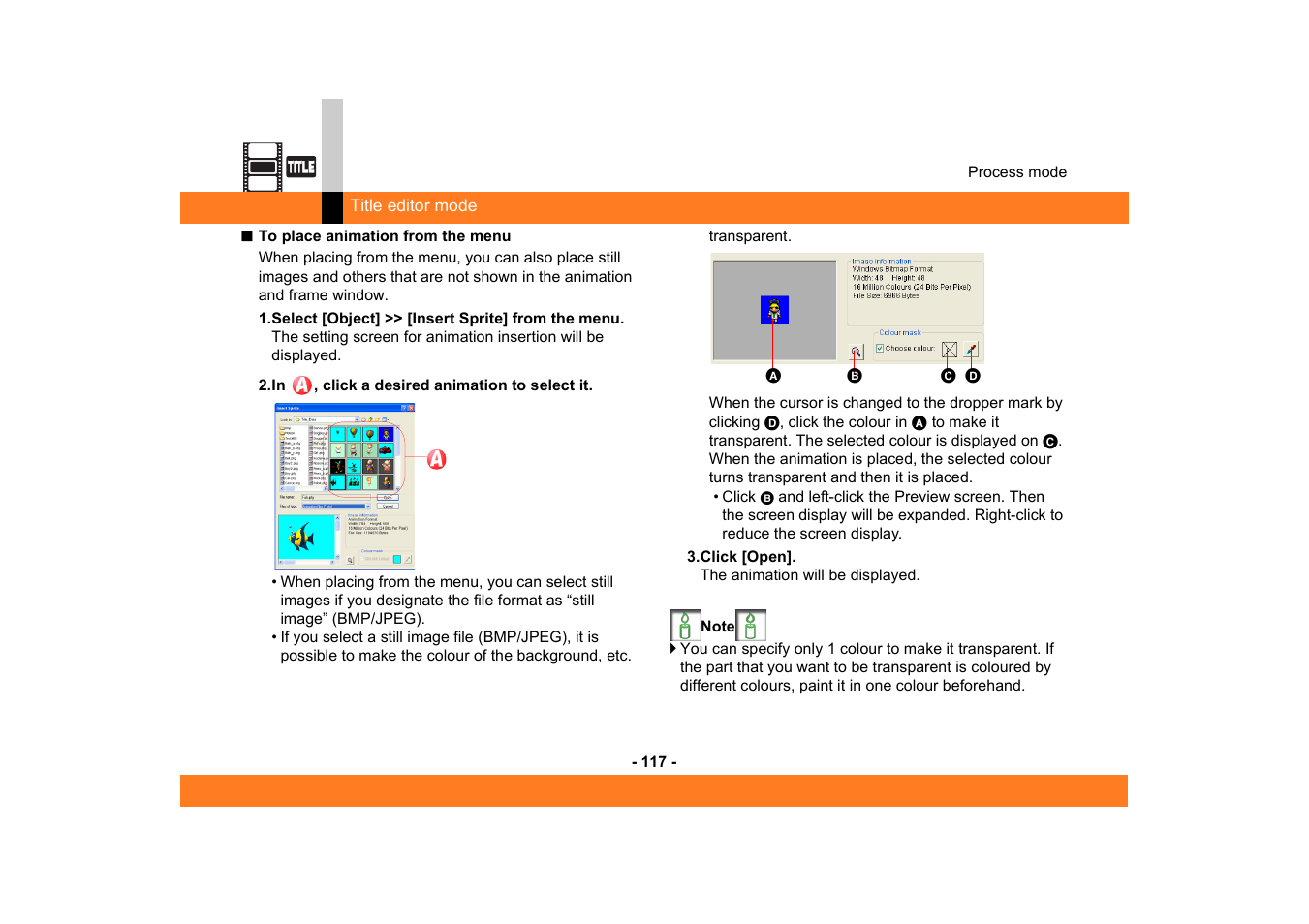 Panasonic MotionSD STUDIO 1.0E User Manual | Page 117 / 231