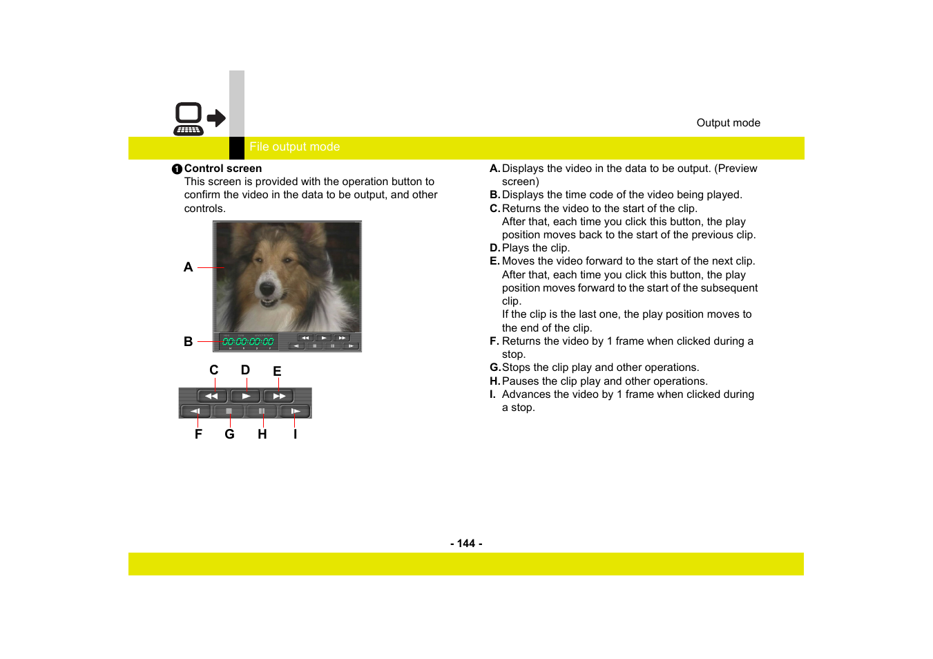 Panasonic MotionSD STUDIO 1.0E User Manual | Page 144 / 231