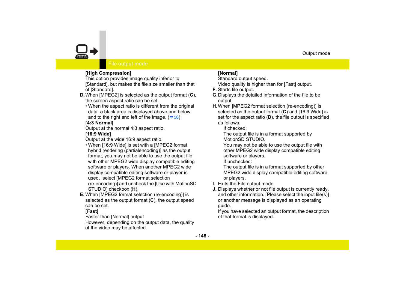 Panasonic MotionSD STUDIO 1.0E User Manual | Page 146 / 231