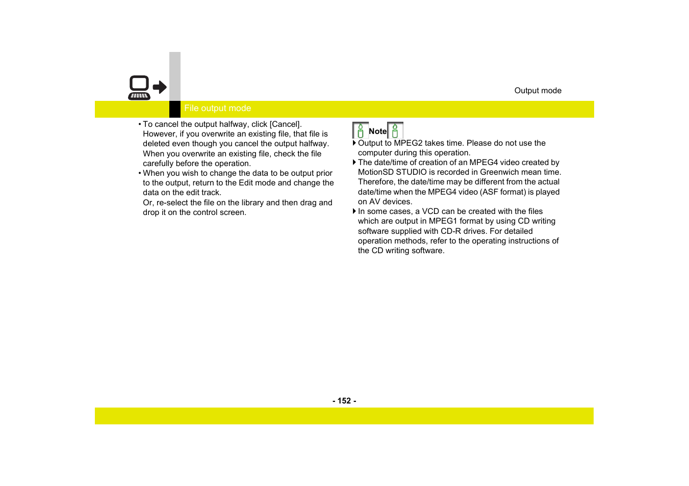 Panasonic MotionSD STUDIO 1.0E User Manual | Page 152 / 231