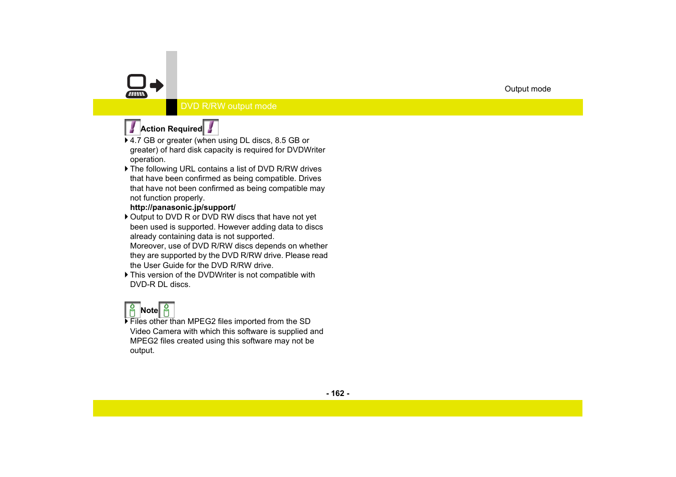 Panasonic MotionSD STUDIO 1.0E User Manual | Page 162 / 231