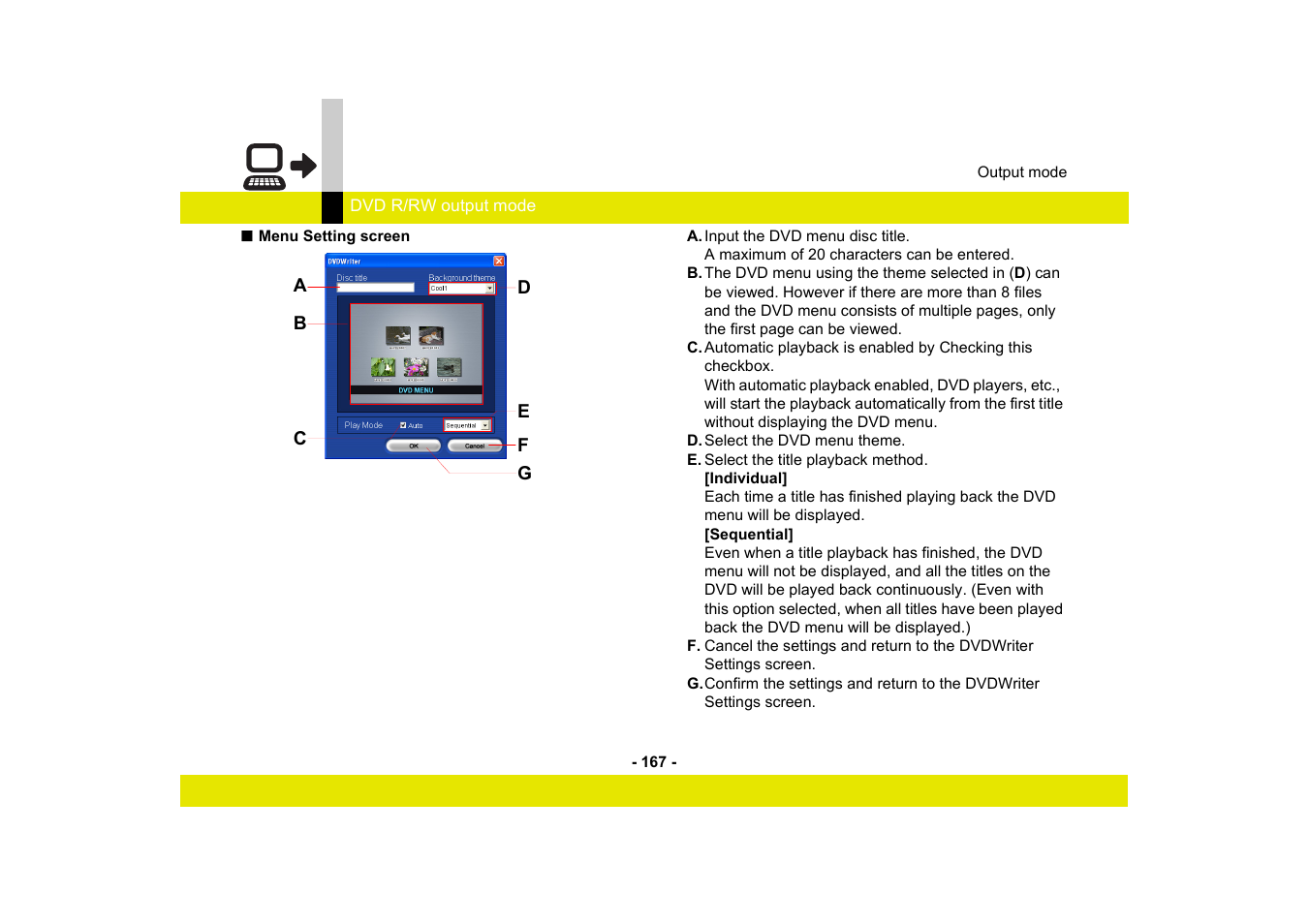 Panasonic MotionSD STUDIO 1.0E User Manual | Page 167 / 231