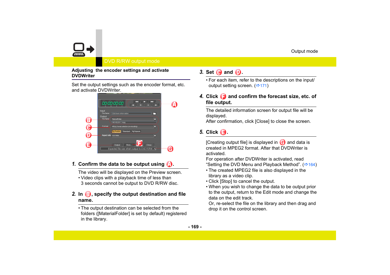 Panasonic MotionSD STUDIO 1.0E User Manual | Page 169 / 231
