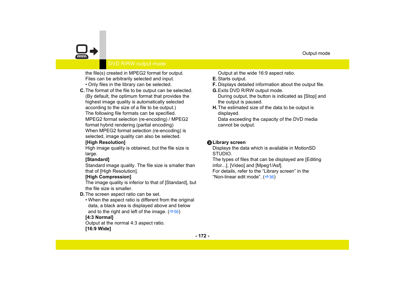 Panasonic MotionSD STUDIO 1.0E User Manual | Page 172 / 231