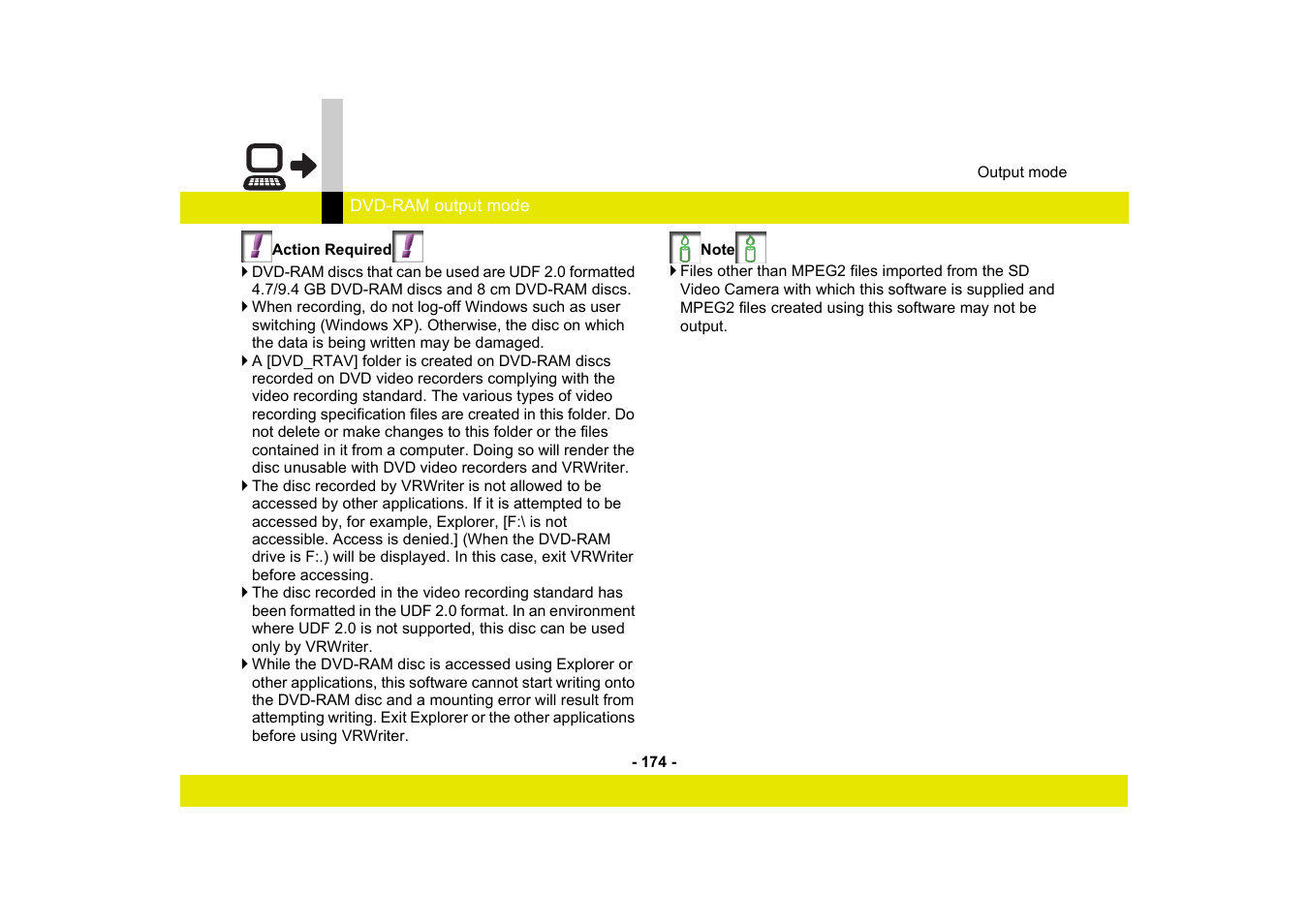 Panasonic MotionSD STUDIO 1.0E User Manual | Page 174 / 231