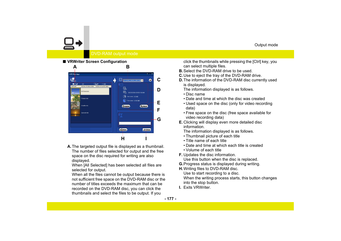 Panasonic MotionSD STUDIO 1.0E User Manual | Page 177 / 231