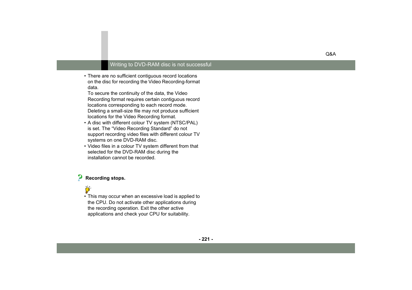 Panasonic MotionSD STUDIO 1.0E User Manual | Page 221 / 231