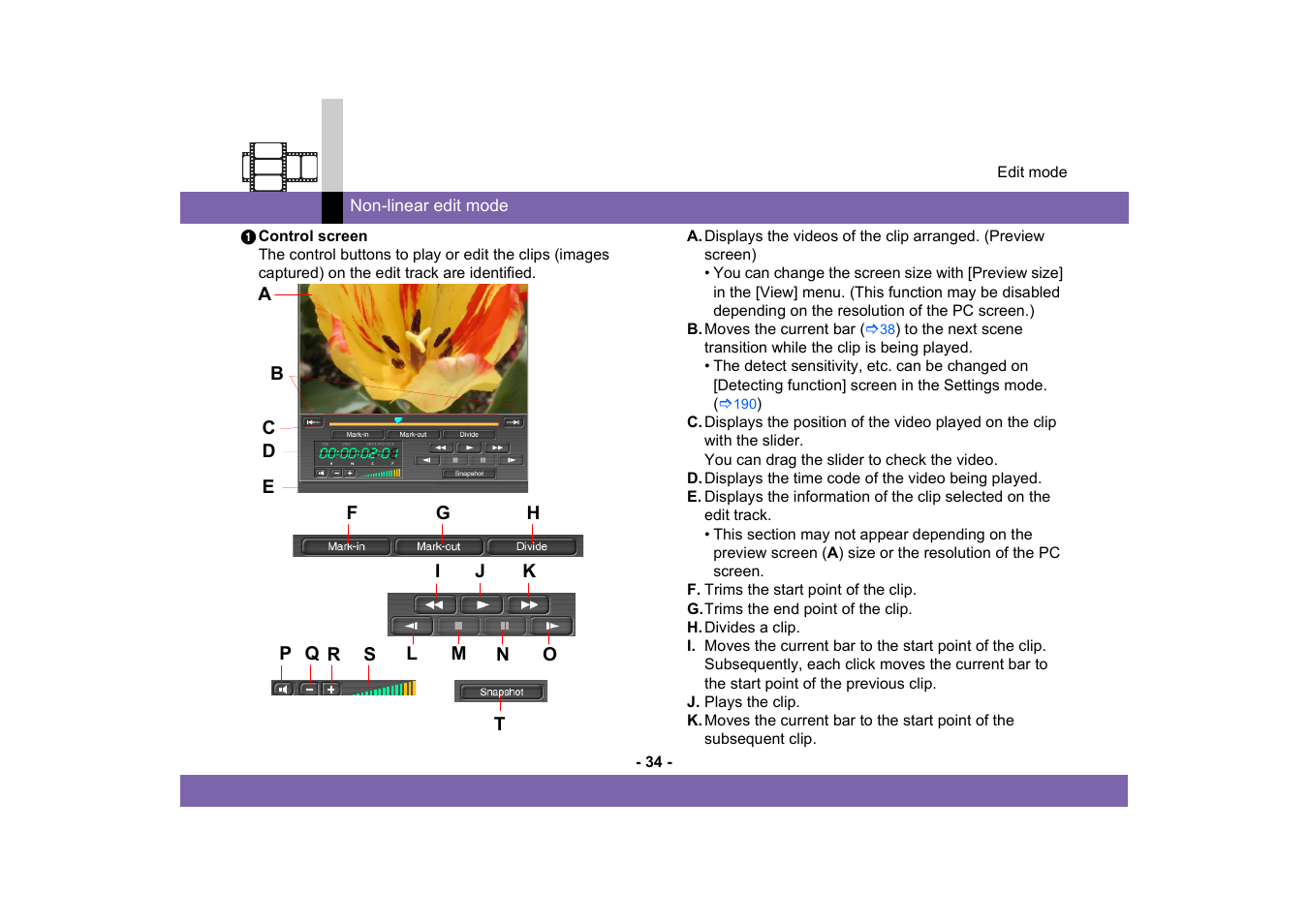 Panasonic MotionSD STUDIO 1.0E User Manual | Page 34 / 231