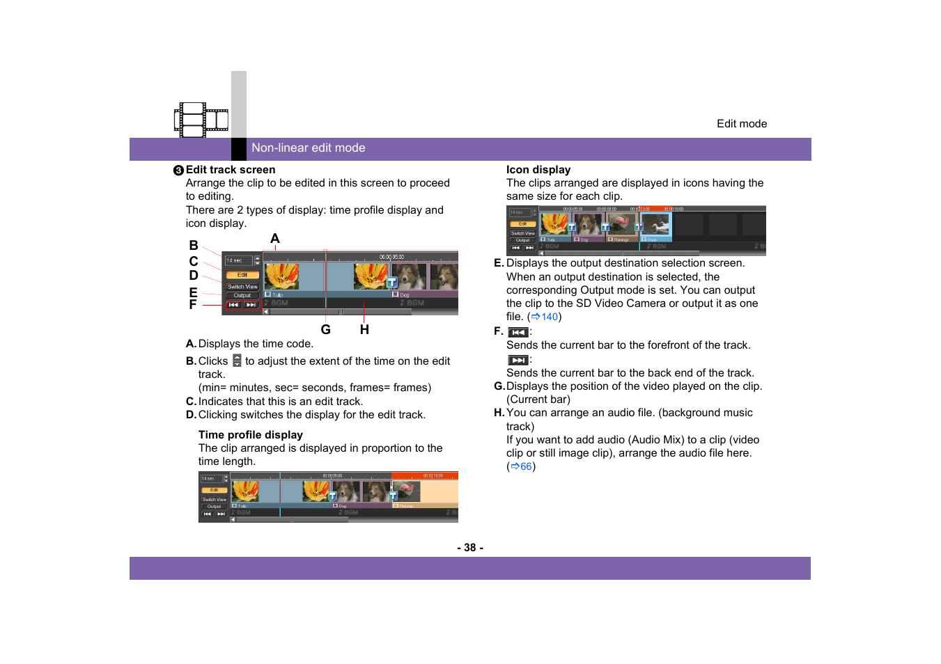 Panasonic MotionSD STUDIO 1.0E User Manual | Page 38 / 231