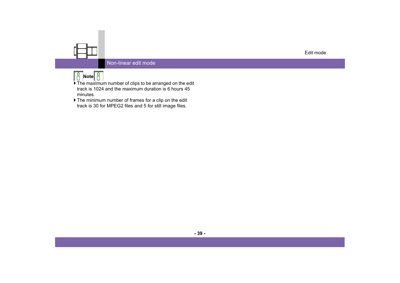 Panasonic MotionSD STUDIO 1.0E User Manual | Page 39 / 231