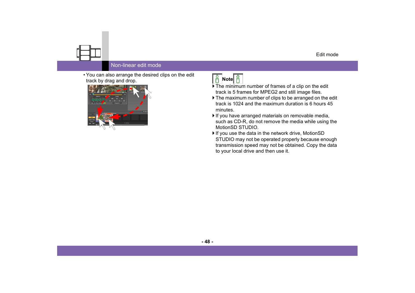 Panasonic MotionSD STUDIO 1.0E User Manual | Page 48 / 231