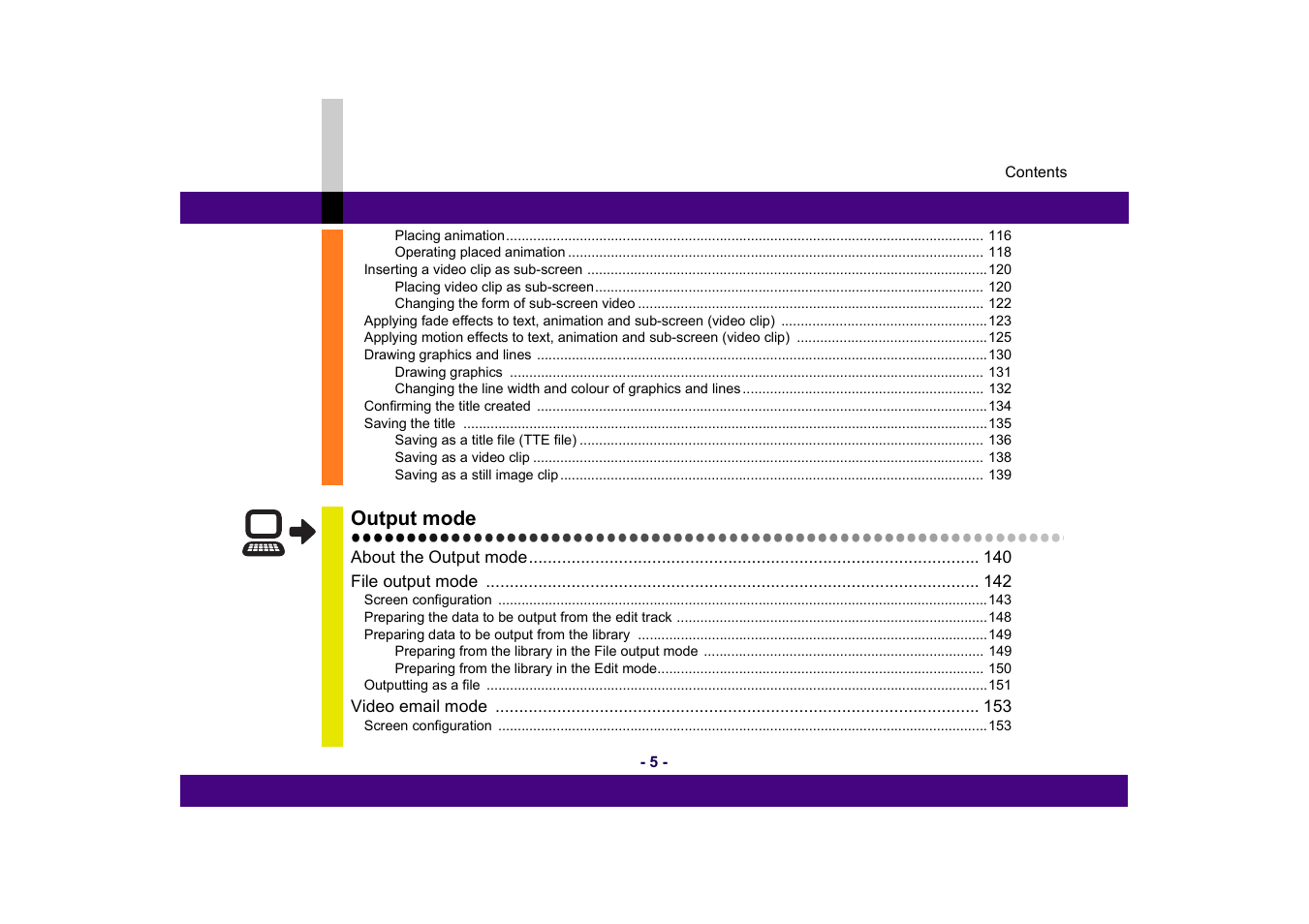Panasonic MotionSD STUDIO 1.0E User Manual | Page 5 / 231