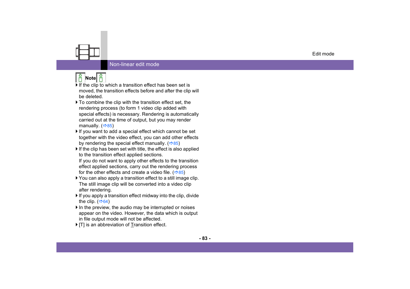 Panasonic MotionSD STUDIO 1.0E User Manual | Page 83 / 231