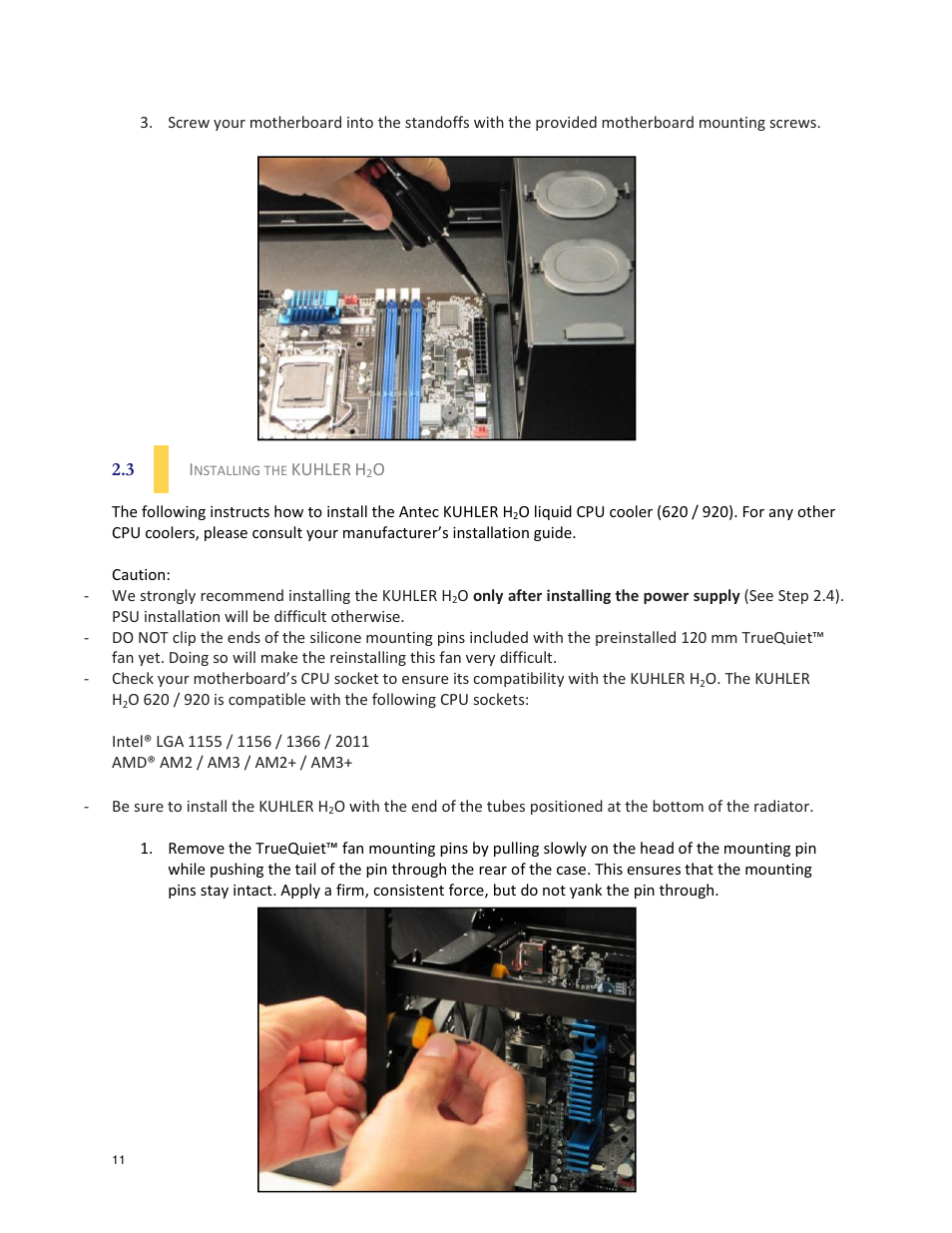 Antec SOLO II User Manual | Page 11 / 26