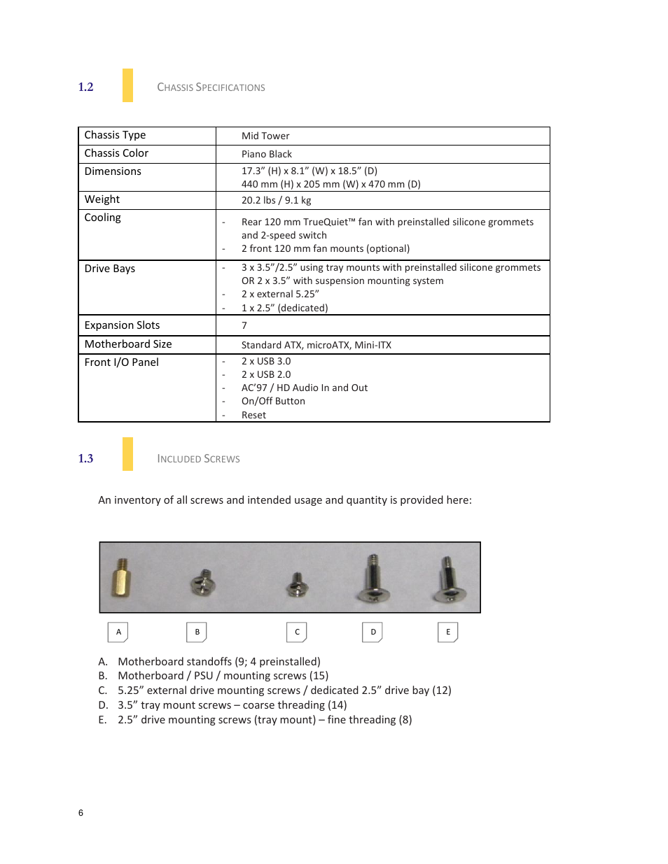 Antec SOLO II User Manual | Page 6 / 26