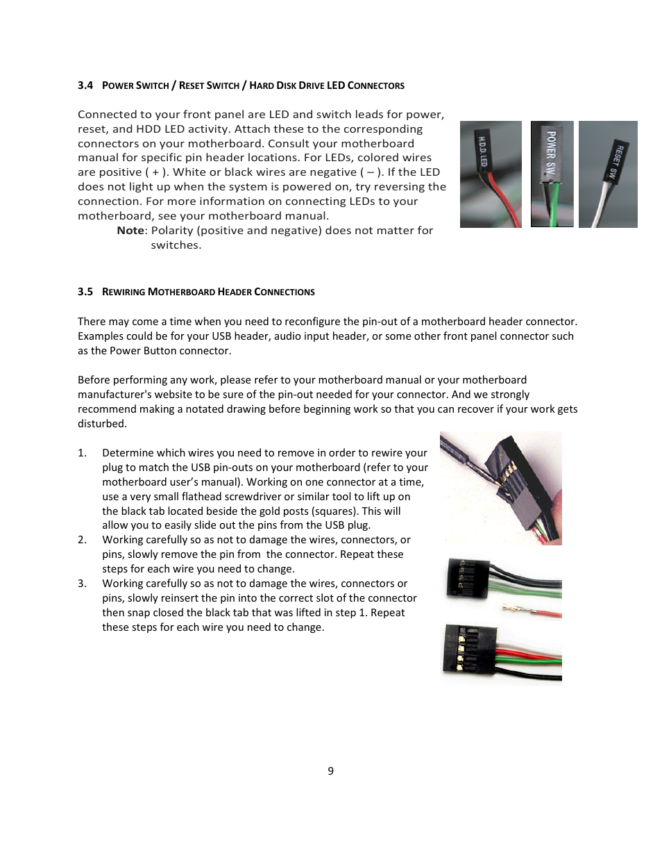 Antec P183 User Manual | Page 10 / 13