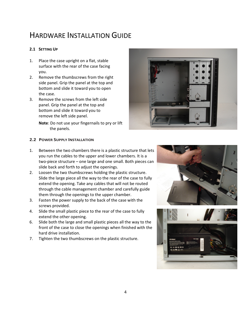 Ardware, Nstallation, Uide | Antec P183 User Manual | Page 5 / 13
