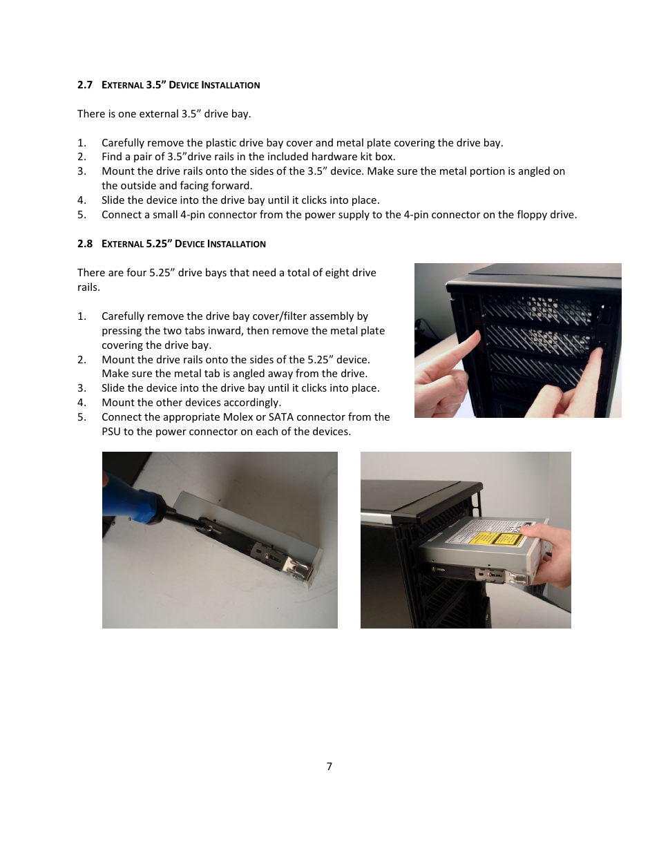 Antec P183 User Manual | Page 8 / 13