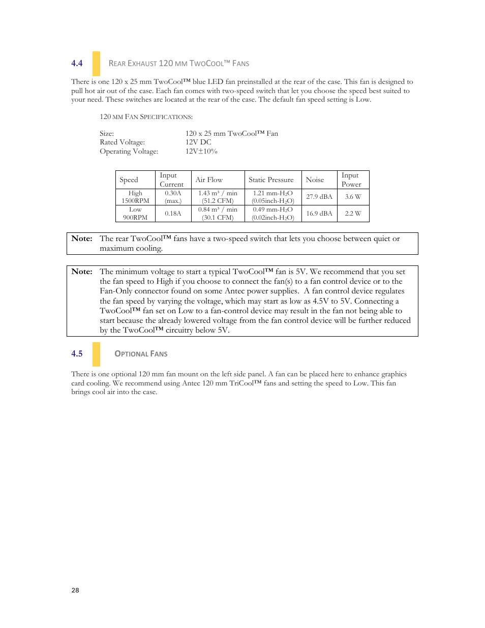 Antec DARK FLEET DF-30 User Manual | Page 28 / 30