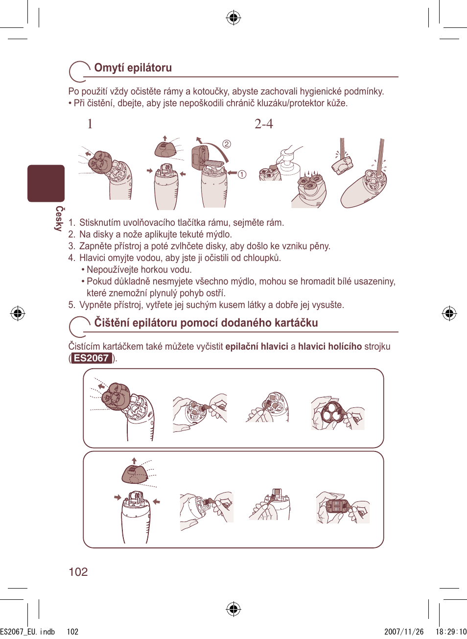 Panasonic ES2067 User Manual | Page 102 / 168