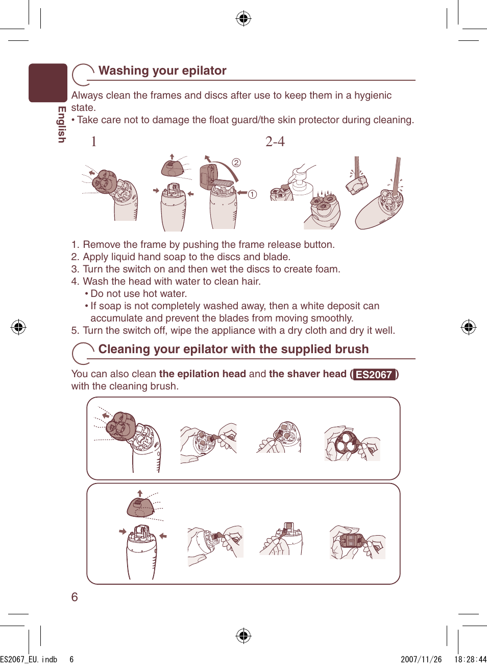 Panasonic ES2067 User Manual | Page 6 / 168